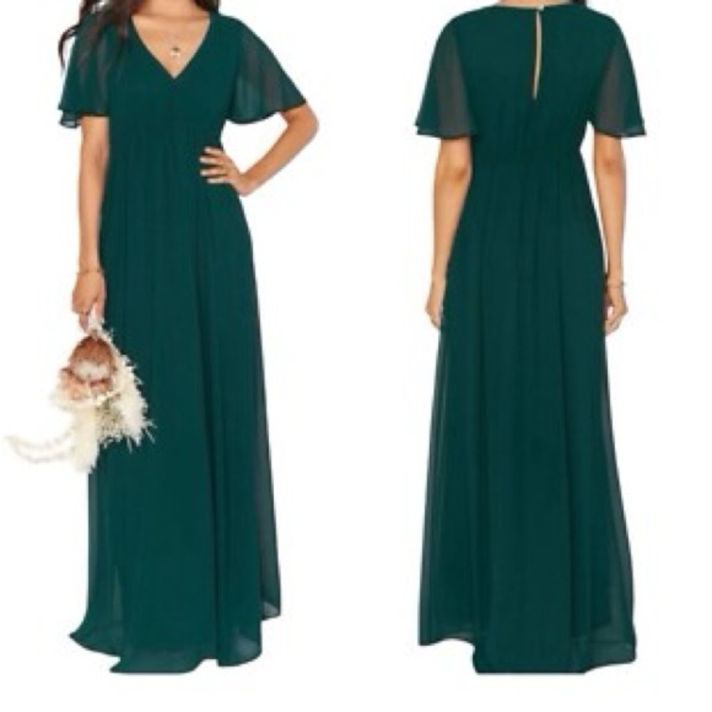 🌼 5/$25 Sale 🌼 Show Me Your Mumu Emily Empire Waist Dress Flutter Sleeves Small